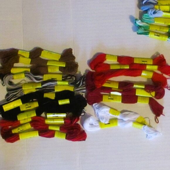 Assorted Color Embroidery Floss Prism Thread Lot For Crafts & Sewing Total Of 9 - Picture 2 of 6